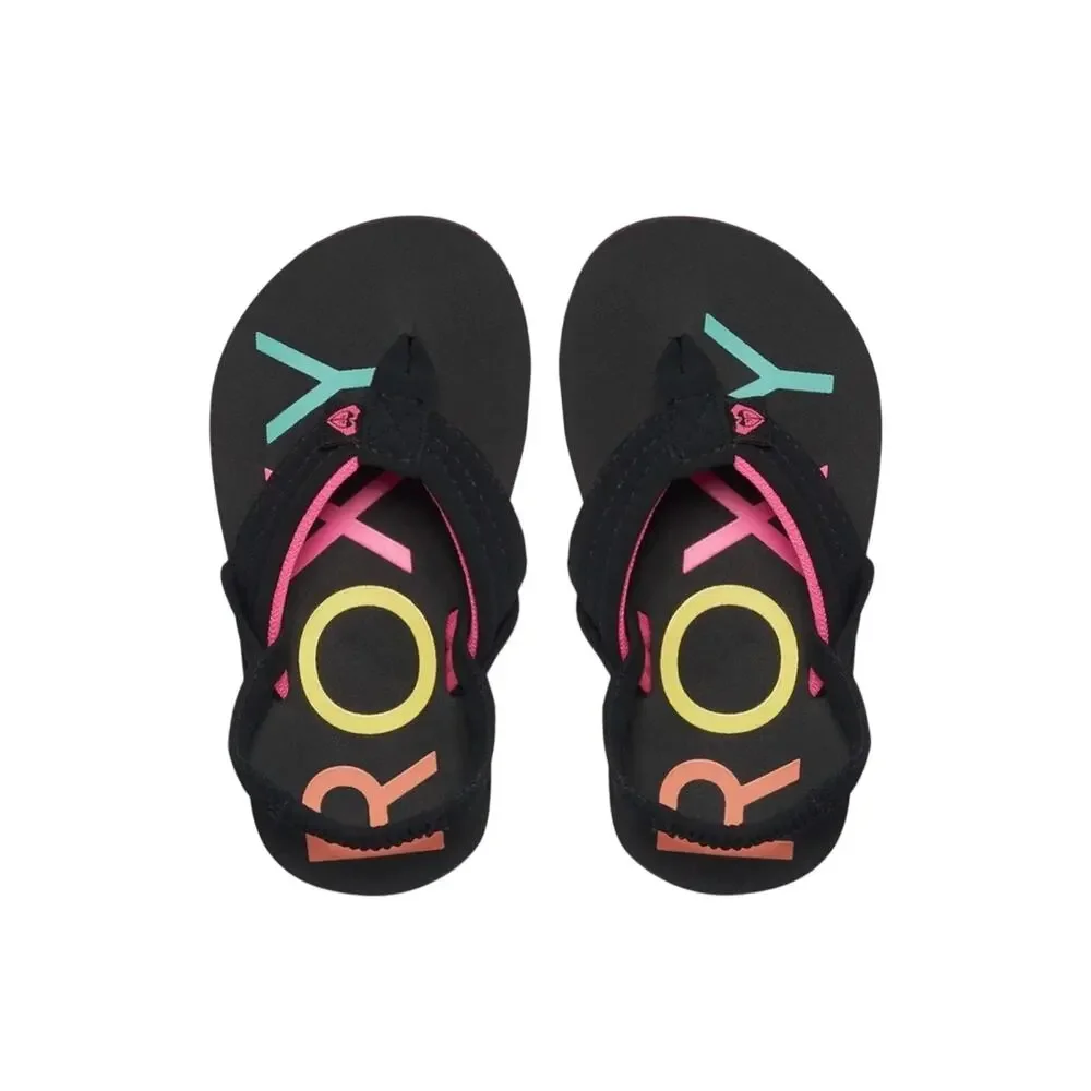 Roxy Toddler Girls Backstrap Flip Flop Sandals Size 5